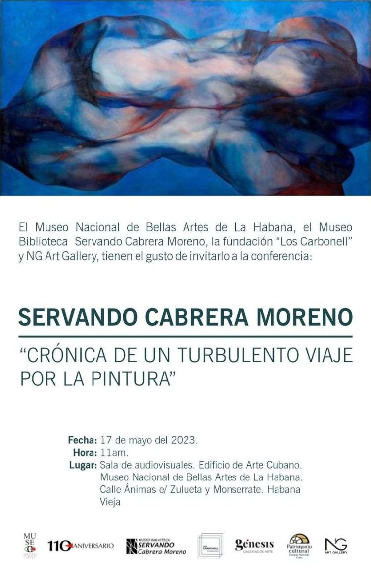 conferencia servando cabrera en bellas artes