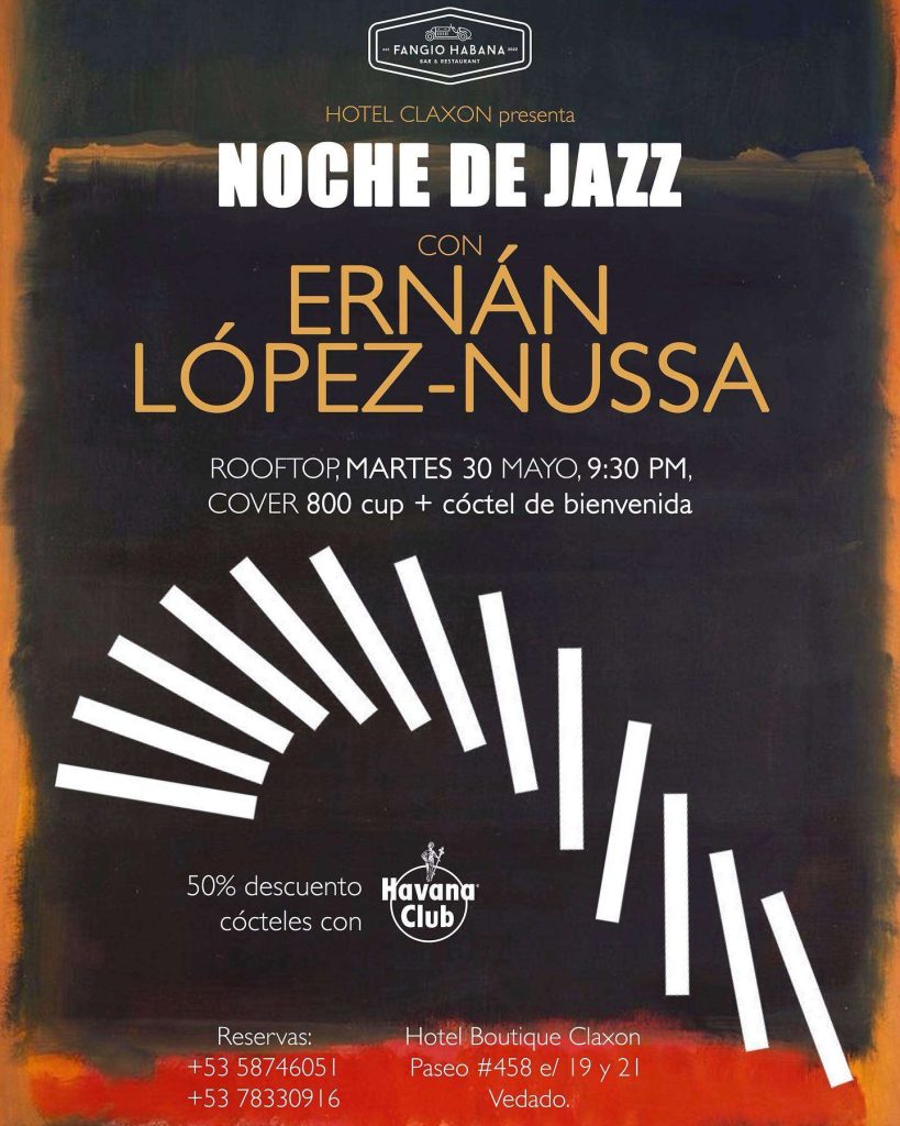 ernán lópez-nussa en concierto en Fangio Habana