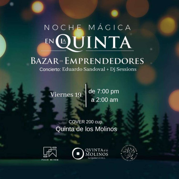 noche mágica en la quinta de los molinos 19 de mayo