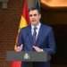 Pedro Sánchez durante una rueda de prensa celebrada este lunes en la Moncloa, Madrid, donde ha anunciado el adelanto de las elecciones generales al domingo 23 de julio . Foto: Borja Puig de la Bellacasa/  EFE/Moncloa / Pool.