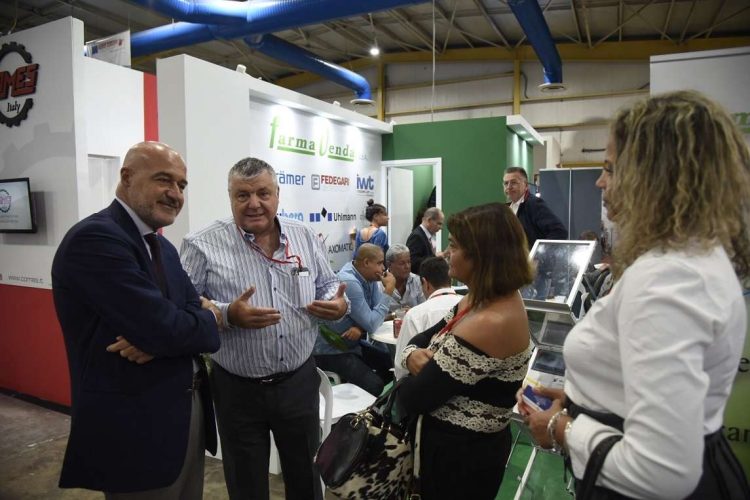 Foto: Estand de FarmaVenda en Feria Internacional de Turismo Médico y Bienestar, en 2022. Foto: @ITA_Lavana