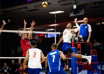 El equipo masculino cubano de voleibol todavía conserva opciones de clasificar a los Juegos Olímpicos de París, pero necesita un buen desempeño en la Liga de Naciones 2024. Foto: FIVB.