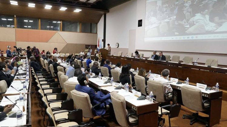 Reunión en La Habana de ministros de Educación del Grupo de los 77 y China. Foto: @cubag77