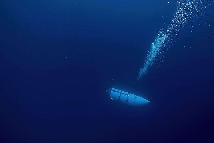 El minisubmarino "Titán".  Foto: OceanGate Expeditions.