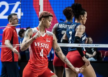 Melissa Vargas, la nueva estrella del voleibol turco, fue una de las mejores jugadoras en la Liga de Naciones 2023. Foto: Volleyball World.