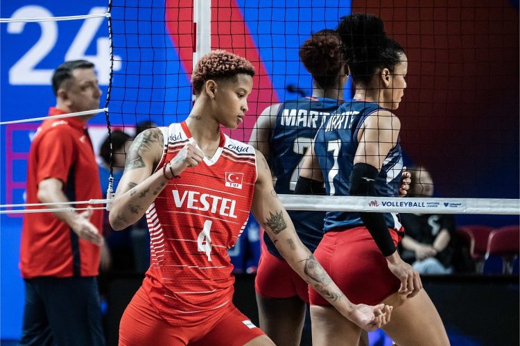 Melissa Vargas, la nueva estrella del voleibol turco, fue una de las mejores jugadoras en la Liga de Naciones 2023. Foto: Volleyball World.