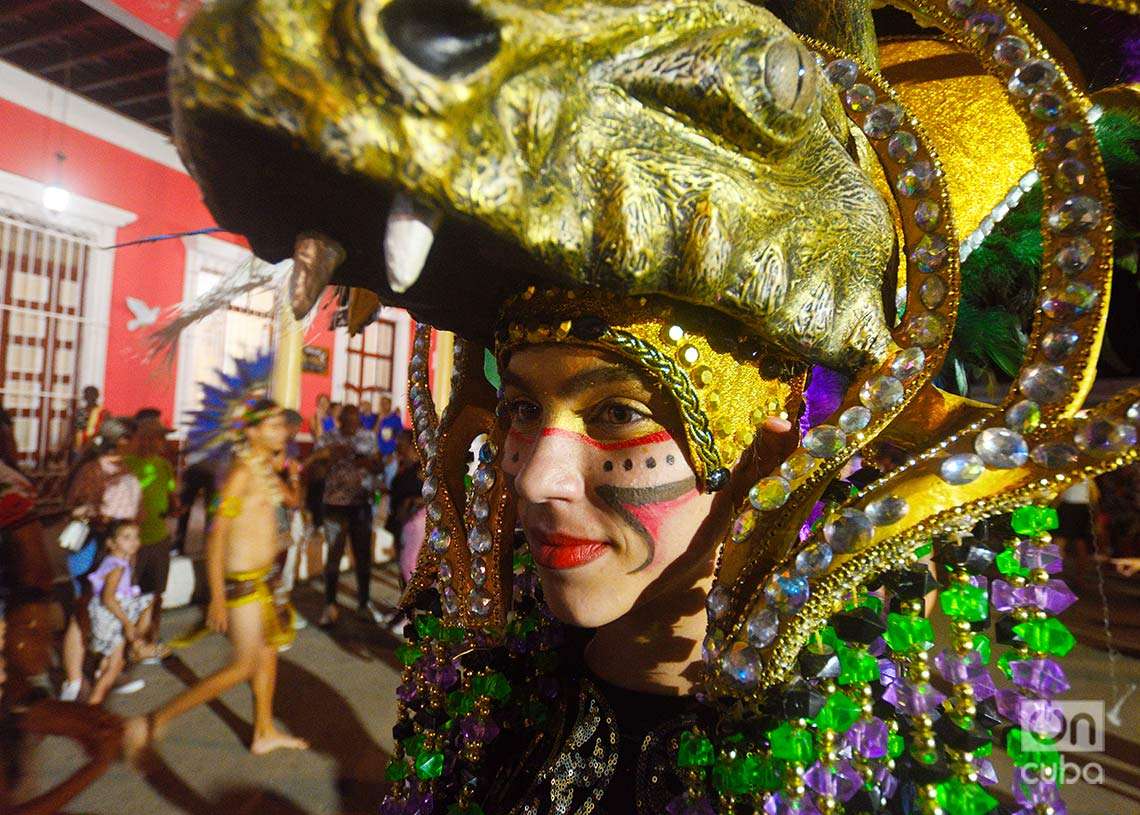 Personaje de las Parrandas de Remedios. Foto: Otmaro Rodríguez.