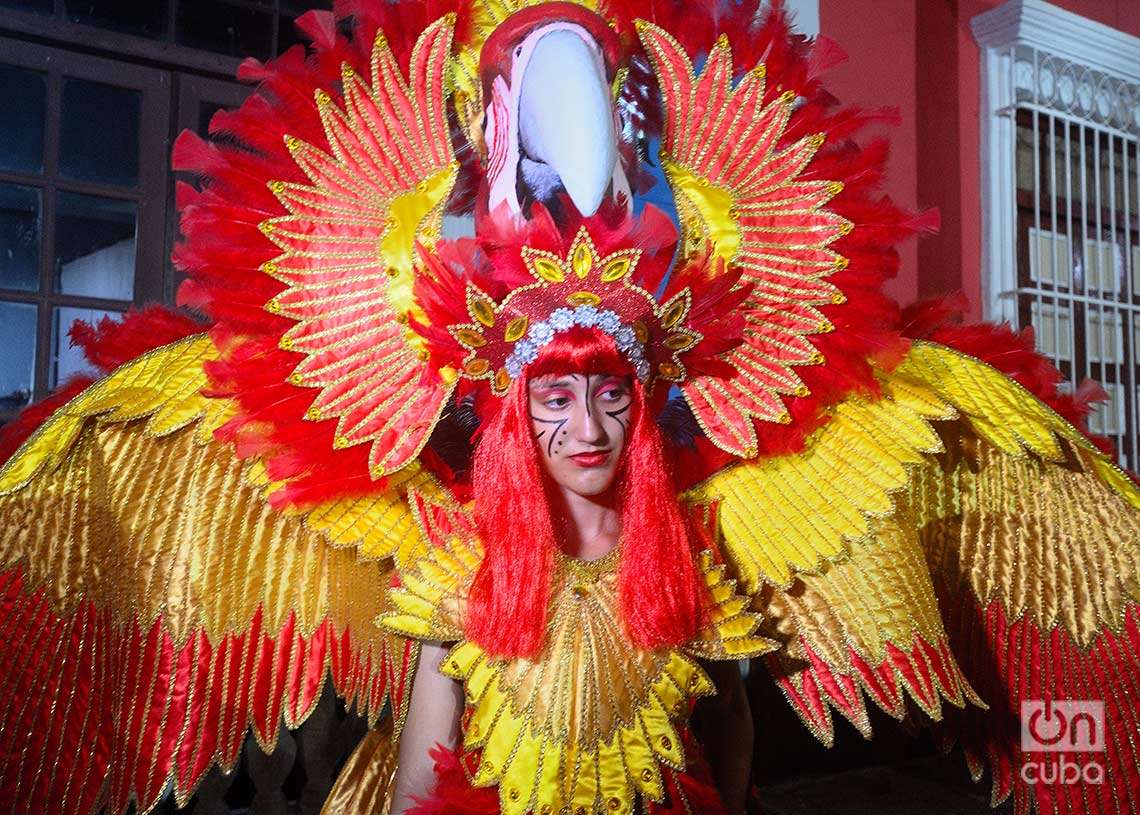 Personaje de las Parrandas de Remedios. Foto: Otmaro Rodríguez.