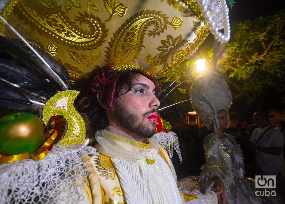 Personaje de las Parrandas de Remedios. Foto: Otmaro Rodríguez.