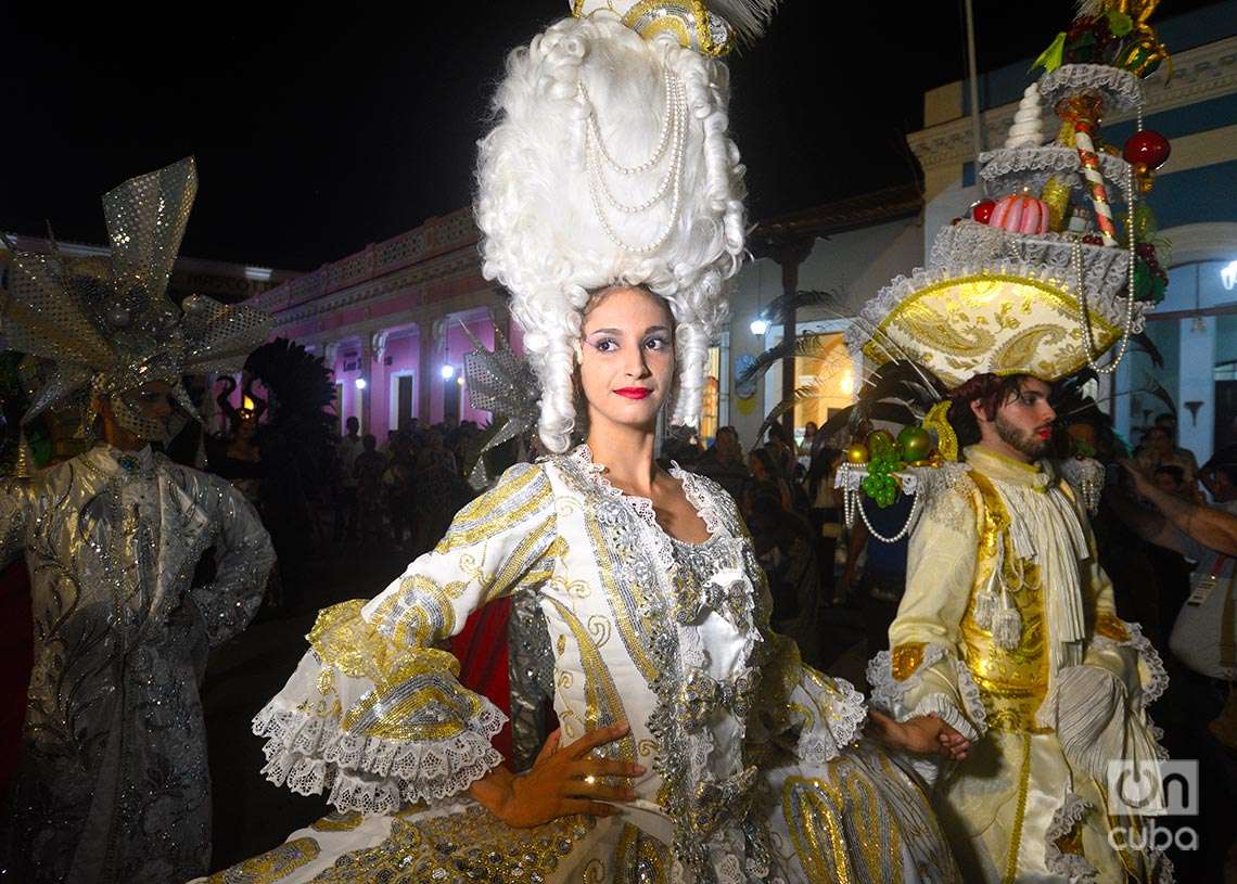 Personajes de las Parrandas de Remedios. Foto: Otmaro Rodríguez.