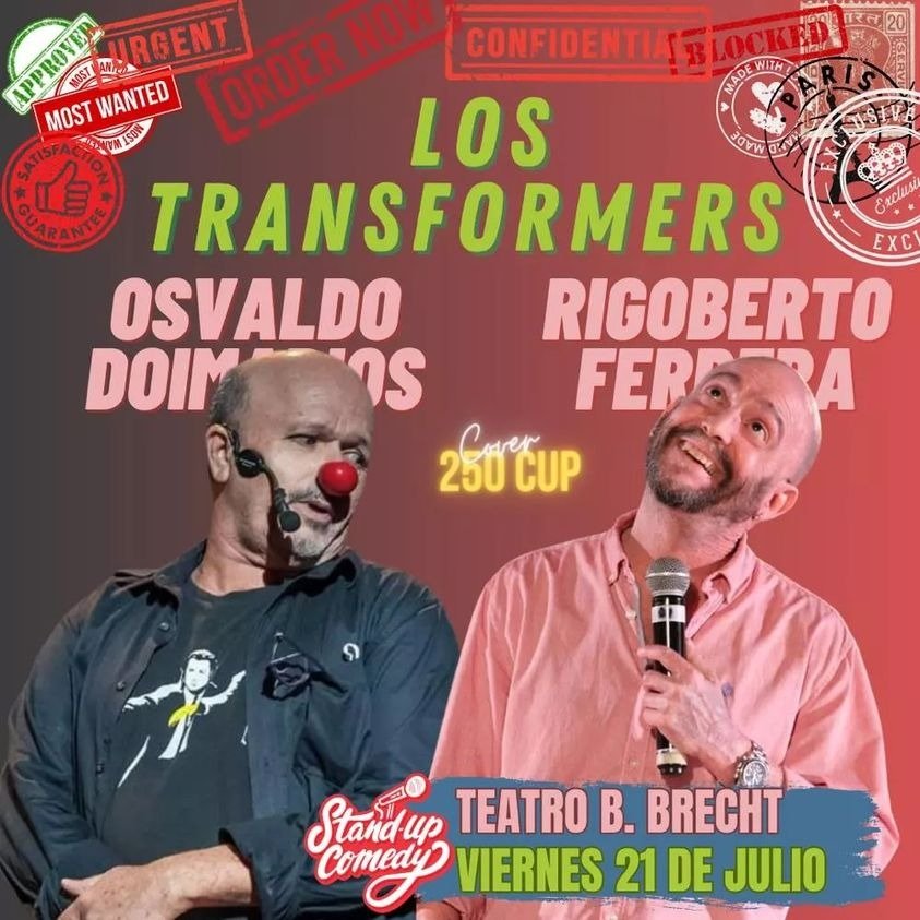 Rigoberto Ferrera y Osvaldo Doimeadiós Los Transformers