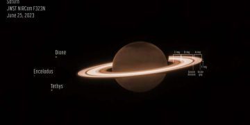 El planeta Saturno. Imagen: NASA / Archivo.