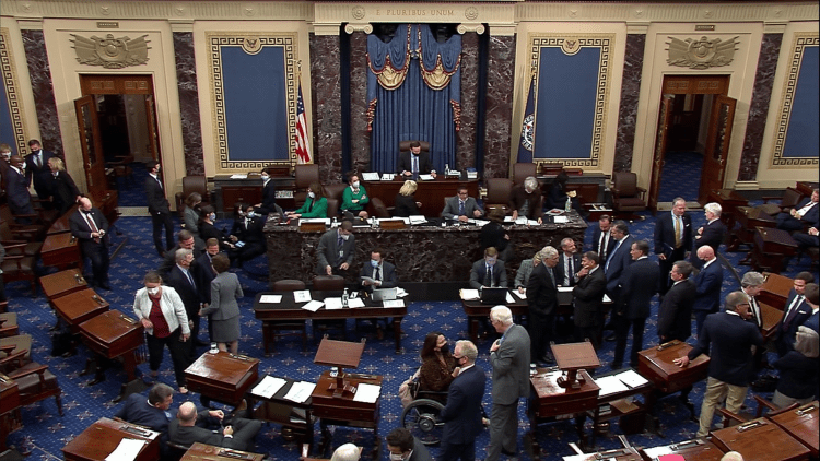 El Senado de EEUU. Foto: CNN.