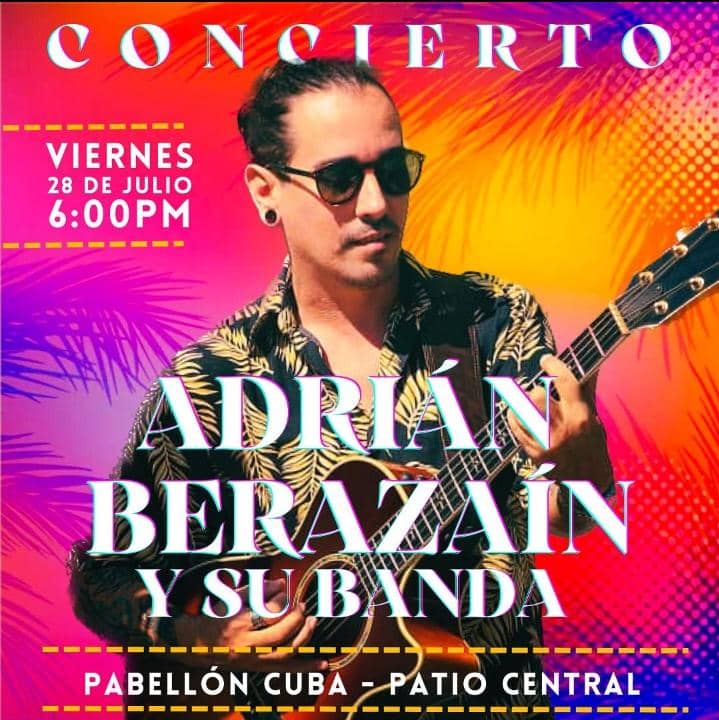 adrián berazaín en concierto