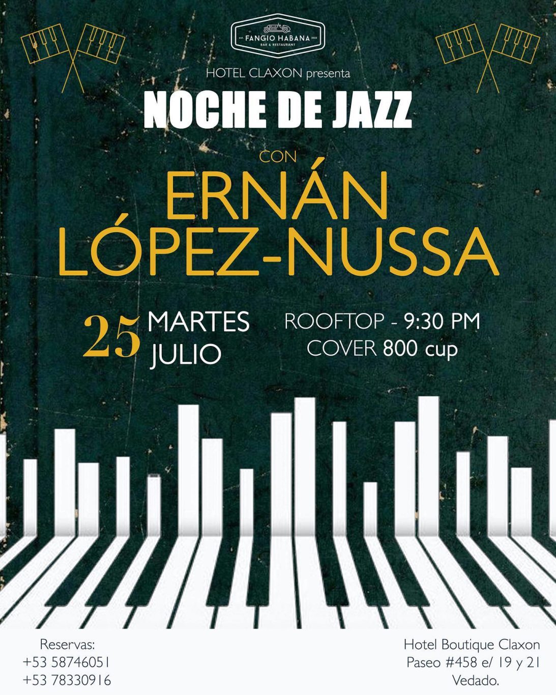 ernán lópez-nussa en concierto en fangio habana 1