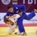 El judoca cubano Orlando Polanco (66kg), de azul, en un combate. Foto: judoinside.com / Archivo.