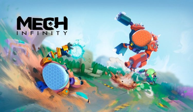 El equipo cubano presenta “Mech Infinity”, un juego de acción gratuito tipo MOBA. Foto: @ConWiro