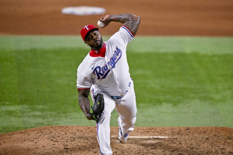 Aroldis Chapman ganó su segundo anillo como campeón de la Serie Mundial, Foto: Jerome Miron-USA TODAY Sports