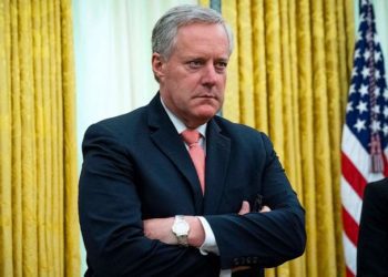 Mark Meadows, exjefe de Gabinete de la Casa Blanca de Trump. Foto: CBS.