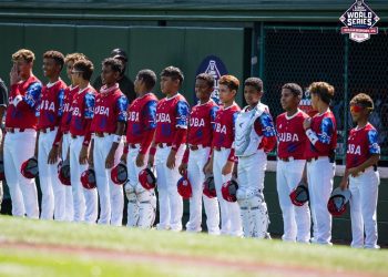 La escuadra cubana que participa en la Serie Mundial de las Pequeñas Ligas sacó de circulación a Australia con pizarra de 11-1.Foto: @LittleLeague