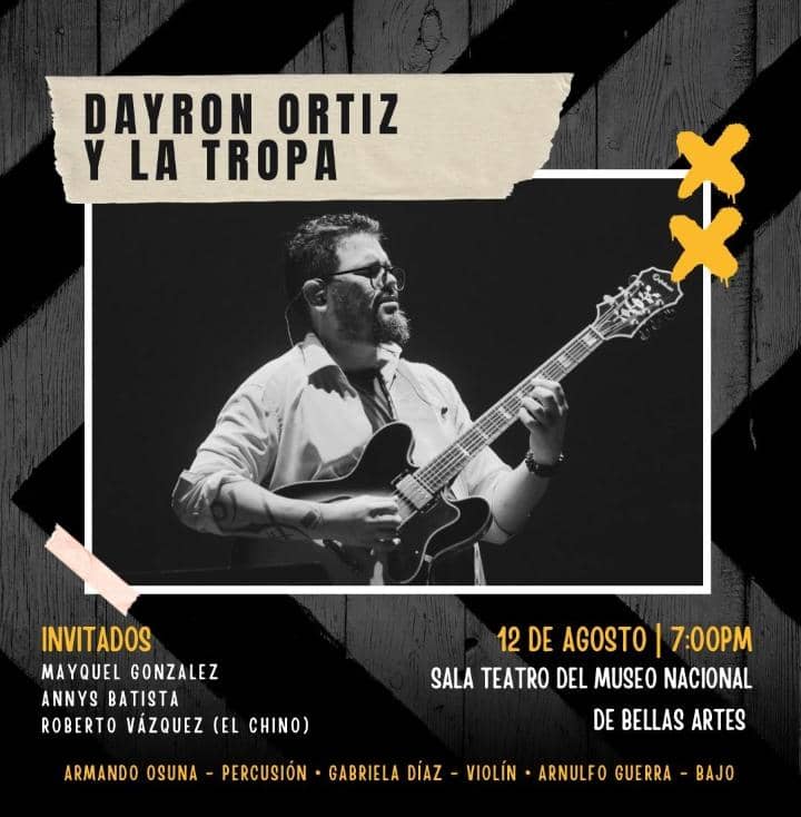 dayron ortiz y la tropa en bellas artes