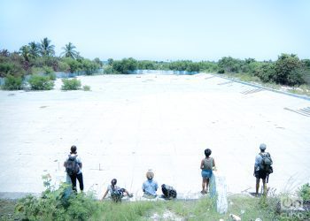 En la Piscina Gigante de Alamar. Foto: Jorge Ricardo.