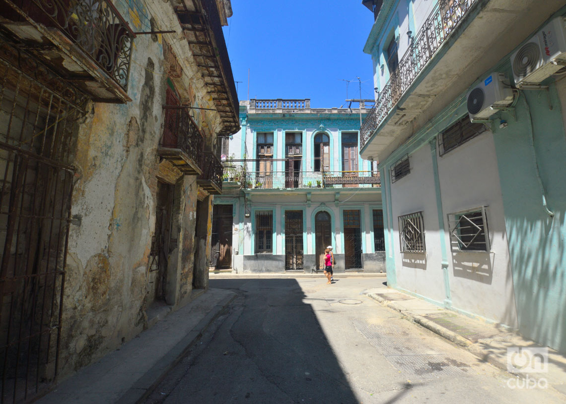 Callejón de Bayona, en La Habana Vieja. Foto: Otmaro Rodríguez.