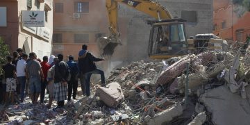 Daños causados por el terremoto en Marruecos. Foto: EFE.