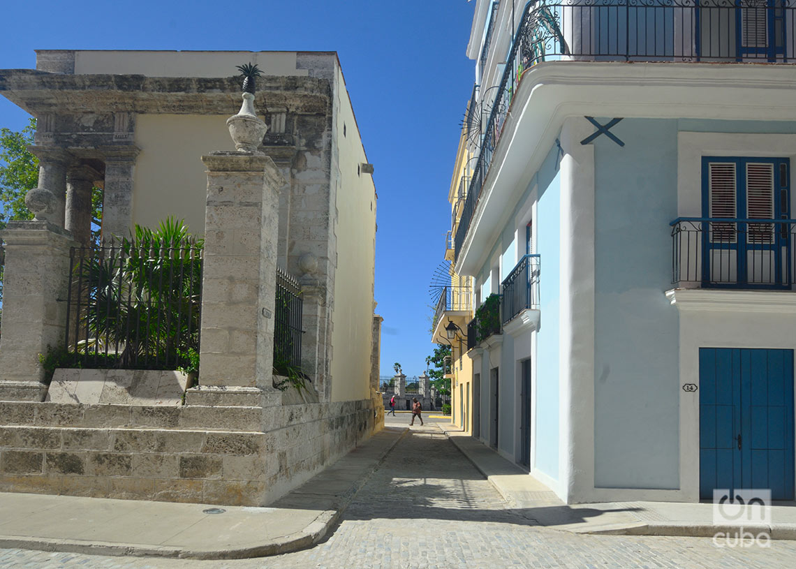 Calle Enna, la más pequeña de La Habana. Foto: Otmaro Rodríguez.