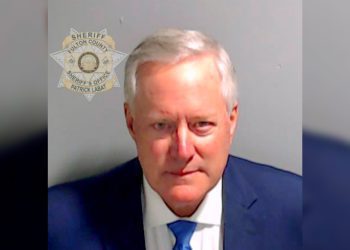 Mark Meadows, exjefe de Gabinete de la Casa Blanca de Trump. Foto: Oficina del Sheriff de Fulton.