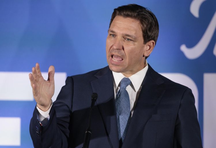 Ron DeSantis, en Nueva York. Foto: Justin Lane/EFE.