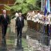 Miguel Diaz-Canel recibe a Antonio Guterres, Secretario general de las Naciones Unidas (ONU), en el Palacio de la Revolución. Foto: EFE/ Ernesto Mastrascusa.