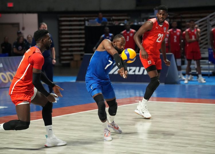 Selección cubana de voleibol derrotó a México en Norceca. Foto: NorcecaInfo/Twitter.