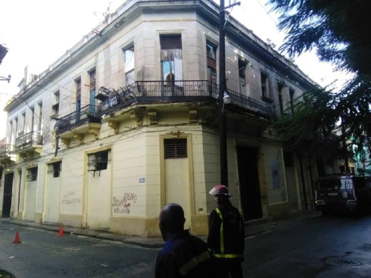 El hecho se produjo en Compostela, No. 913. Foto: Gobierno de La Habana.