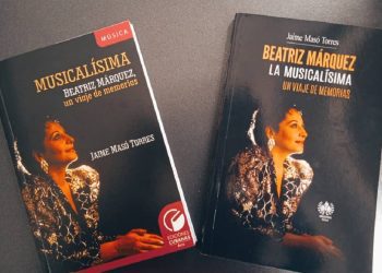 Ediciones del libro “Musicalísima. Beatriz Márquez, un viaje de memorias”, del periodista e investigador Jaime Masó Torres. Foto: Centro de Investigación y Desarrollo de la Música Cubana / Facebook.