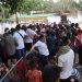 Migrantes de Cuba y otros países hacen fila en espera de peticiones de asilo en la ciudad de Tapachula, en el estado mexicano de Chiapas. Foto: Juan Manuel Blanco / EFE.