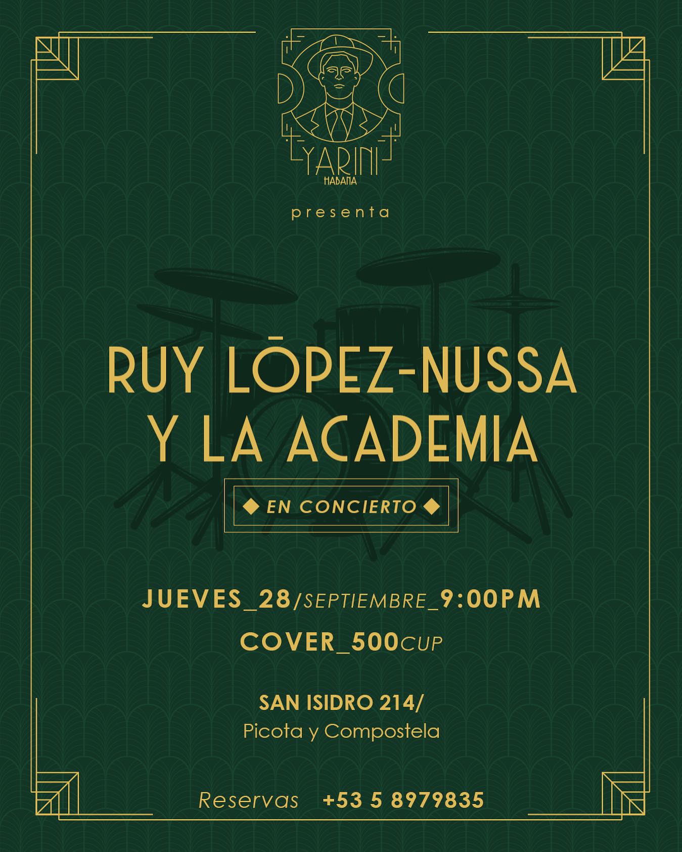 ruy lópez-nussa y la academia en yarini