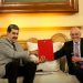 Maduro y Jorge Rodríguez, en Caracas. Foto: Prensa Miraflores/EFE.