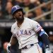 Adolis García abrió el marcador contra Tampa en el segundo partido de la Serie de Comodines. Foto: Smiley N. Pool/The Dallas Morning News