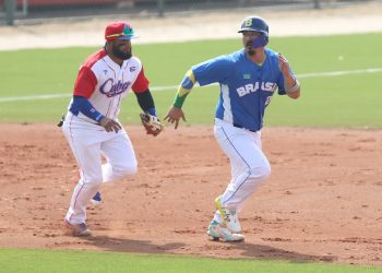 Cuba quedó muy por debajo de las expectativas en el béisbol de los Juegos Panamericanos y no pudo superar a un rival inferior como Brasil. Foto: Tomada de JIT.