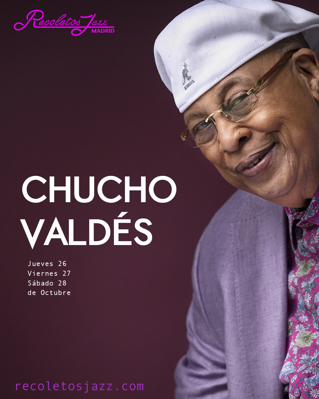 CHUCHO VALDES en recoletos jazz madrid