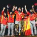 España se coronó en el Campeonato Europeo de Béisbol con varios peloteros cubanos en su nómina. Foto: Grega Valancic/WBSC Europe.