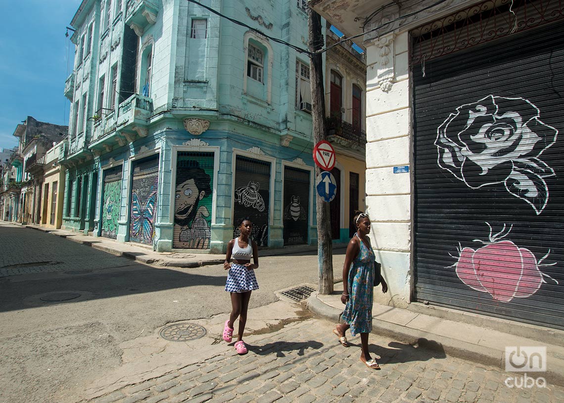 Grafitis y murales en La Habana. Foto: Otmaro Rodríguez.