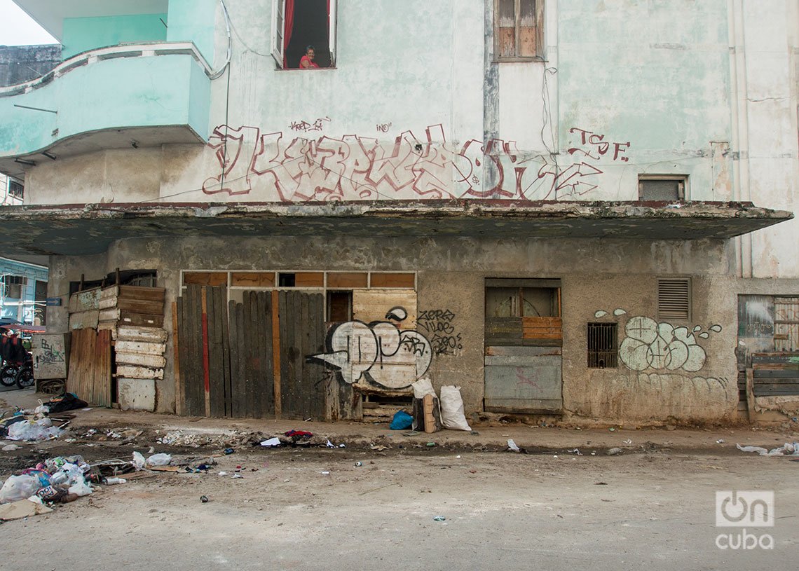 Grafitis en La Habana. Foto: Otmaro Rodríguez.