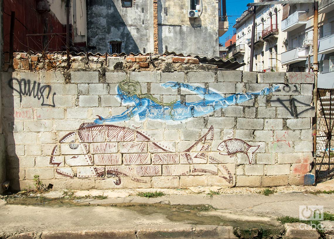 Grafitis y murales en La Habana. Foto: Otmaro Rodríguez.