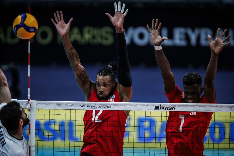 El bloqueo cubano hizo estragos contra Irán en el cierre del Preolímpico de voleibol. Foto: Tomada de Volleyabll World.