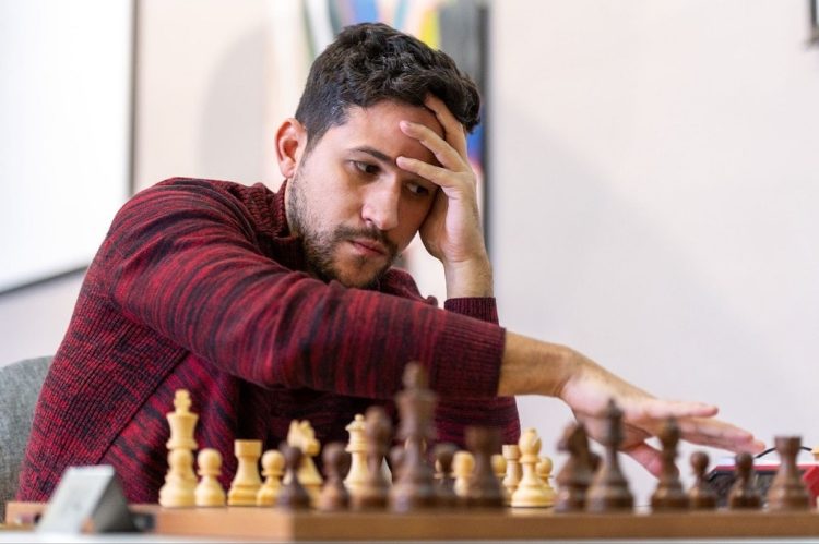 Yasser Quesada en el Saint Louis Super Swiss de este 2023 Foto: Saint Louis Chess Club.