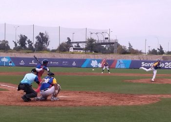 Partido entre Cuba y Venezuela, ganado por los venezolanos 6x5, en los Juegos Panamericanos de Santiago de Chile. Foto: Cubadebate.