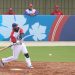 Equipo Cuba de béisbol en los Juegos Panamericanos de Santiago de Chile. Foto: Roberto Morejón / Jit / Archivo.