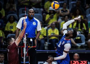 Miguel Ángel López tuvo un gran desempeño en los Juegos Panamericanos, pero el equipo acusó la falta de acople. Foto: Volleyball World